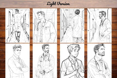 Doctor Coloring Books - CraftNest - Digital Crafting and Art