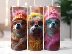 Dogs Easter 3 Tumbler Wrap - CraftNest