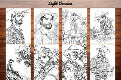 Farmer Coloring Books - CraftNest - Digital Crafting and Art