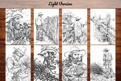 Farmer Coloring Books - CraftNest - Digital Crafting and Art