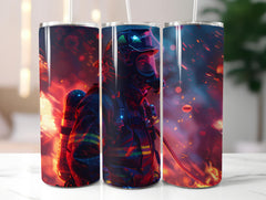 Firefighter Profession 2 Tumbler Wrap - CraftNest - Digital Crafting and Art