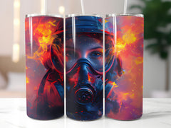 Firefighter Profession 2 Tumbler Wrap - CraftNest - Digital Crafting and Art
