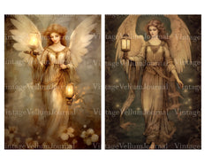Classic Angels Junk Journal Pages - CraftNest