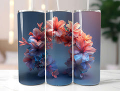 Flower Summer 3 Tumbler Wrap - CraftNest - Digital Crafting and Art