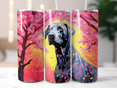 Flower Dogs Tumbler Wrap - CraftNest
