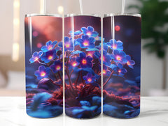 Forget-Me-Nots Flowers Tumbler Wrap - CraftNest - Digital Crafting and Art