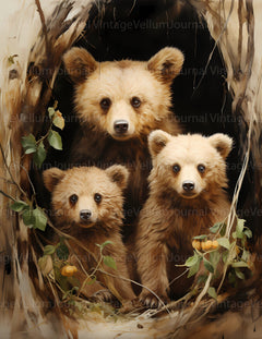 Cute Woodland Junk Journal Pages - CraftNest