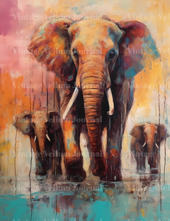 Elephants Junk Journal Pages - CraftNest
