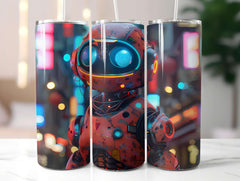 Futuristic Summer 4 Tumbler Wrap - CraftNest - Digital Crafting and Art
