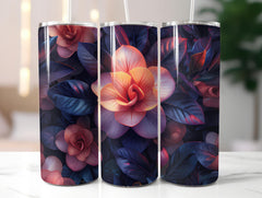 Gardenias Flowers Tumbler Wrap - CraftNest - Digital Crafting and Art