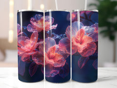 Gardenias Flowers Tumbler Wrap - CraftNest - Digital Crafting and Art