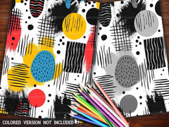 Geometric Easter Coloring Books - CraftNest