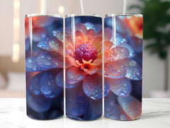 Geometric Flowers Tumbler Wrap - CraftNest - Digital Crafting and Art