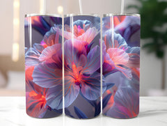 Geometric Flowers Tumbler Wrap - CraftNest - Digital Crafting and Art