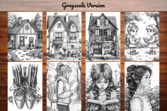 Girls Back To School Coloring Books - CraftNest - Digital Crafting and Art