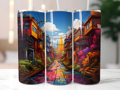 Graffiti Spring 2 Tumbler Wrap - CraftNest
