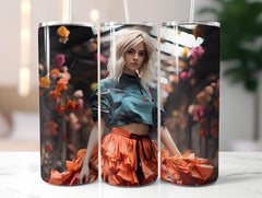 Grunge Spring 4 Tumbler Wrap - CraftNest