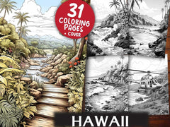 Hawaii Coloring Books - CraftNest