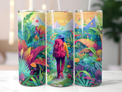 Hiking 2 Tumbler Wrap - CraftNest - Digital Crafting and Art
