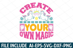 Unicorn T-Shirt Bundle 1 - CraftNest - Digital Crafting and Art