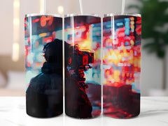 Journalist Profession 4 Tumbler Wrap - CraftNest - Digital Crafting and Art