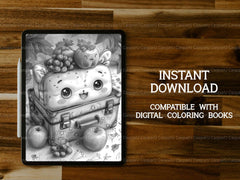Kawaii Back To School Coloring Books - CraftNest - Digital Crafting and Art
