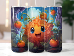Kawaii Vegetables 3 Tumbler Wrap - CraftNest