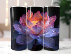 Lotus Flowers Tumbler Wrap - CraftNest - Digital Crafting and Art