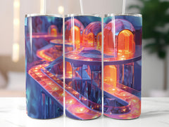 Architecture 7 Tumbler Wrap - CraftNest - Digital Crafting and Art