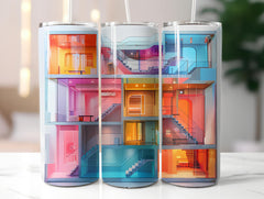 Architecture 2 Tumbler Wrap - CraftNest - Digital Crafting and Art