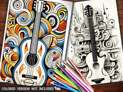 Music Mandala Coloring Books - CraftNest