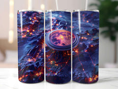 Nautical Summer 4 Tumbler Wrap - CraftNest - Digital Crafting and Art