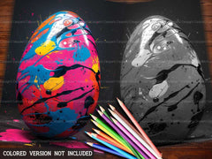 Neon Easter Coloring Books - CraftNest