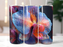 Orchids Flowers Tumbler Wrap - CraftNest - Digital Crafting and Art