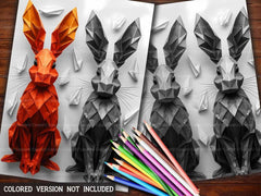 Origami Easter Coloring Books - CraftNest