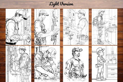Plumber Coloring Books - CraftNest - Digital Crafting and Art