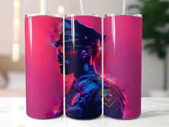 Police Officer 1 Tumbler Wrap - CraftNest - Digital Crafting and Art
