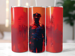 Police Officer 1 Tumbler Wrap - CraftNest - Digital Crafting and Art