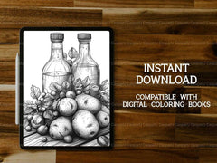 Potato Coloring Books - CraftNest - Digital Crafting and Art