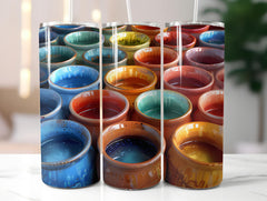 Pottery and Ceramics 5 Tumbler Wrap - CraftNest - Digital Crafting and Art