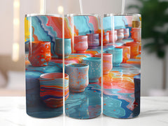 Pottery and Ceramics 5 Tumbler Wrap - CraftNest - Digital Crafting and Art