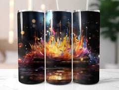 Rainy Fall Days Tumbler Wrap - CraftNest
