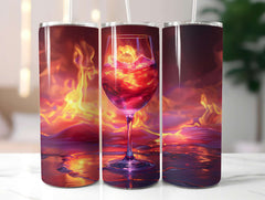 Red Fruit 2 Tumbler Wrap - CraftNest - Digital Crafting and Art
