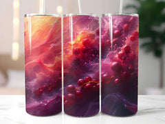 Red Fruit 6 Tumbler Wrap - CraftNest - Digital Crafting and Art