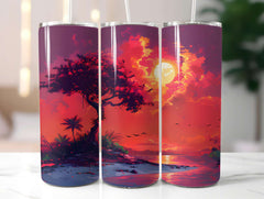 Retro Summer 2 Tumbler Wrap - CraftNest - Digital Crafting and Art