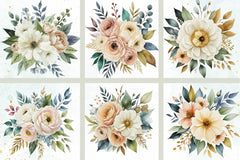 Roses Peonies Clip Art Clipart Bundle - CraftNest - Digital Crafting and Art