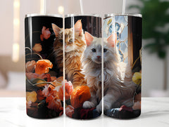 Spring Cats 3 Tumbler Wrap - CraftNest