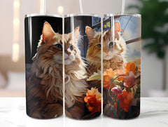 Spring Cats 6 Tumbler Wrap - CraftNest