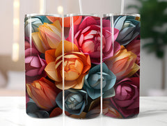 Spring Origami 6 Tumbler Wrap - CraftNest