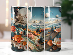 Spring Origami 5 Tumbler Wrap - CraftNest